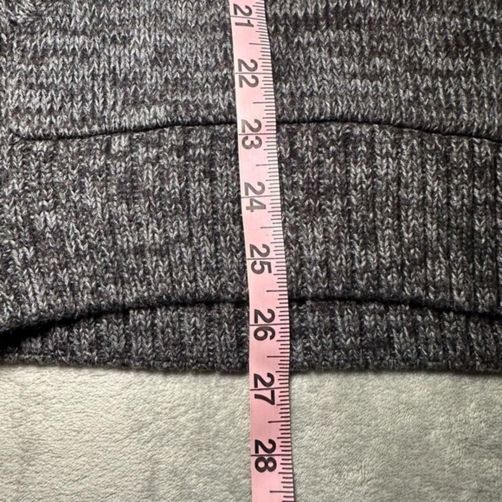 Urban Pipeline Gray Knit Toggle Hoodie Mens Size S Pullover Preppy Dark Academia - Picture 7 of 12